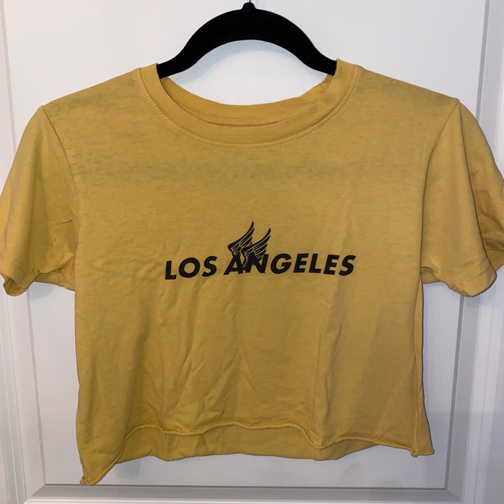 LA Graphic Crop Top